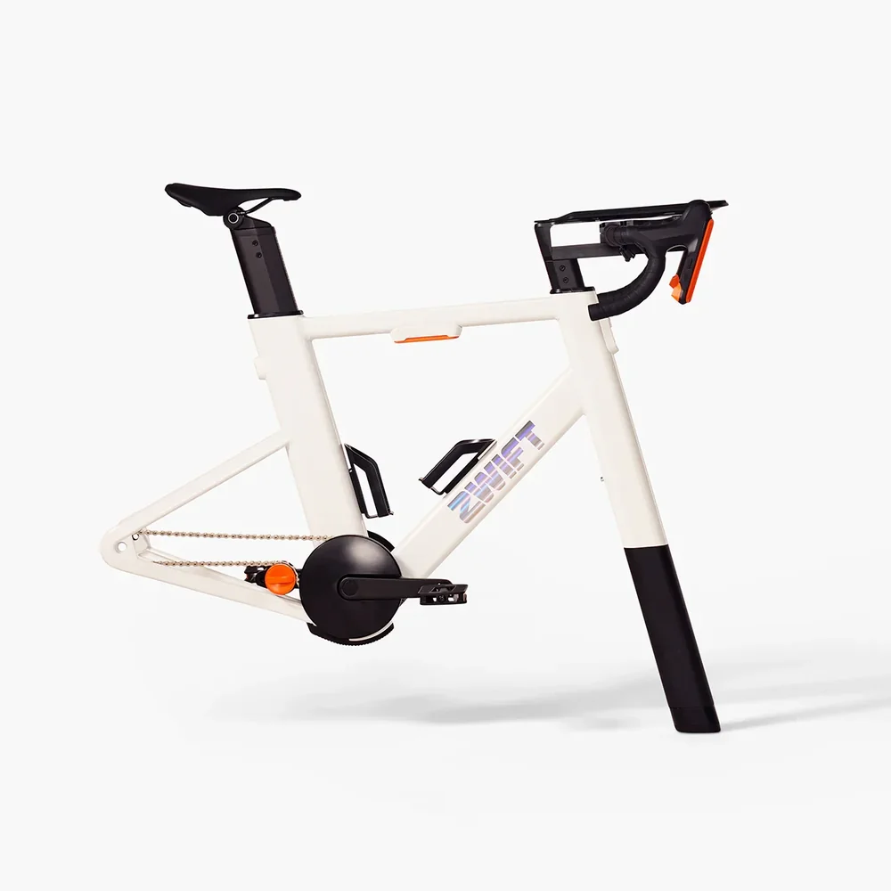Zwift Ride smart frame on white background