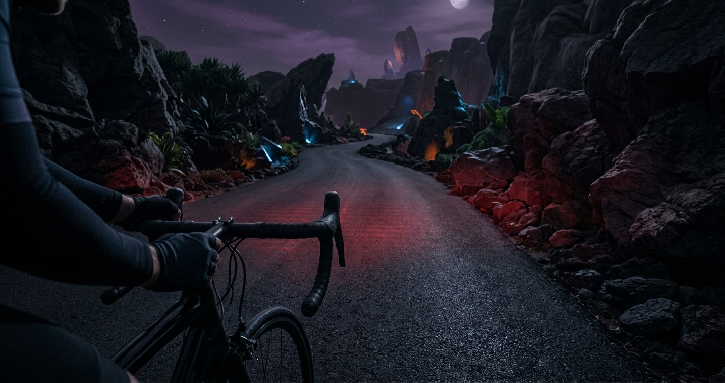 Zwift RoboPacer not working — empty Watopia roads at night